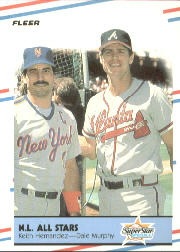 1988 Fleer Baseball Cards      639     NL All-Stars#{Keith Hernandez#{Dale Murphy